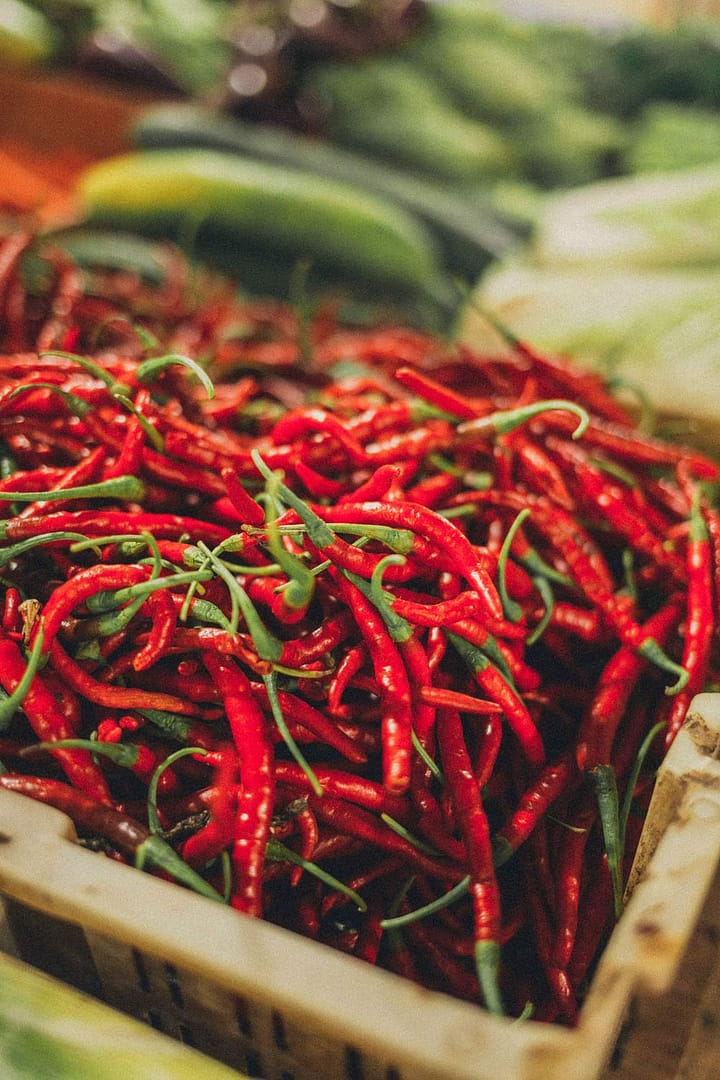 marché piments