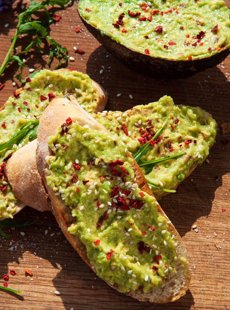 guacamole bread